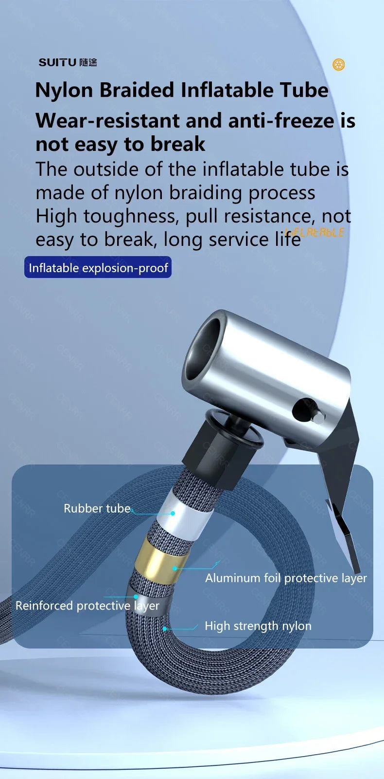 Portable Wireless Car Tire Inflator with LCD Digital Display, Rechargeable Air Compressor 150 PSI, Dual Power Supply, Mini Air Pump for Car, Motorcycle, Bicycle, and Sports Balls