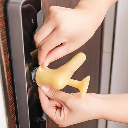 Silicone Door Handle Protective Cover Anti-collision Baby Doorknob Protect Door Knob Cup Safety Cover Noiseless Suction