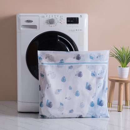Laundry Bags Set, 6-Piece Fine Mesh Wash Bags for Clothing, Cute Print Laundry Organizer Pouches