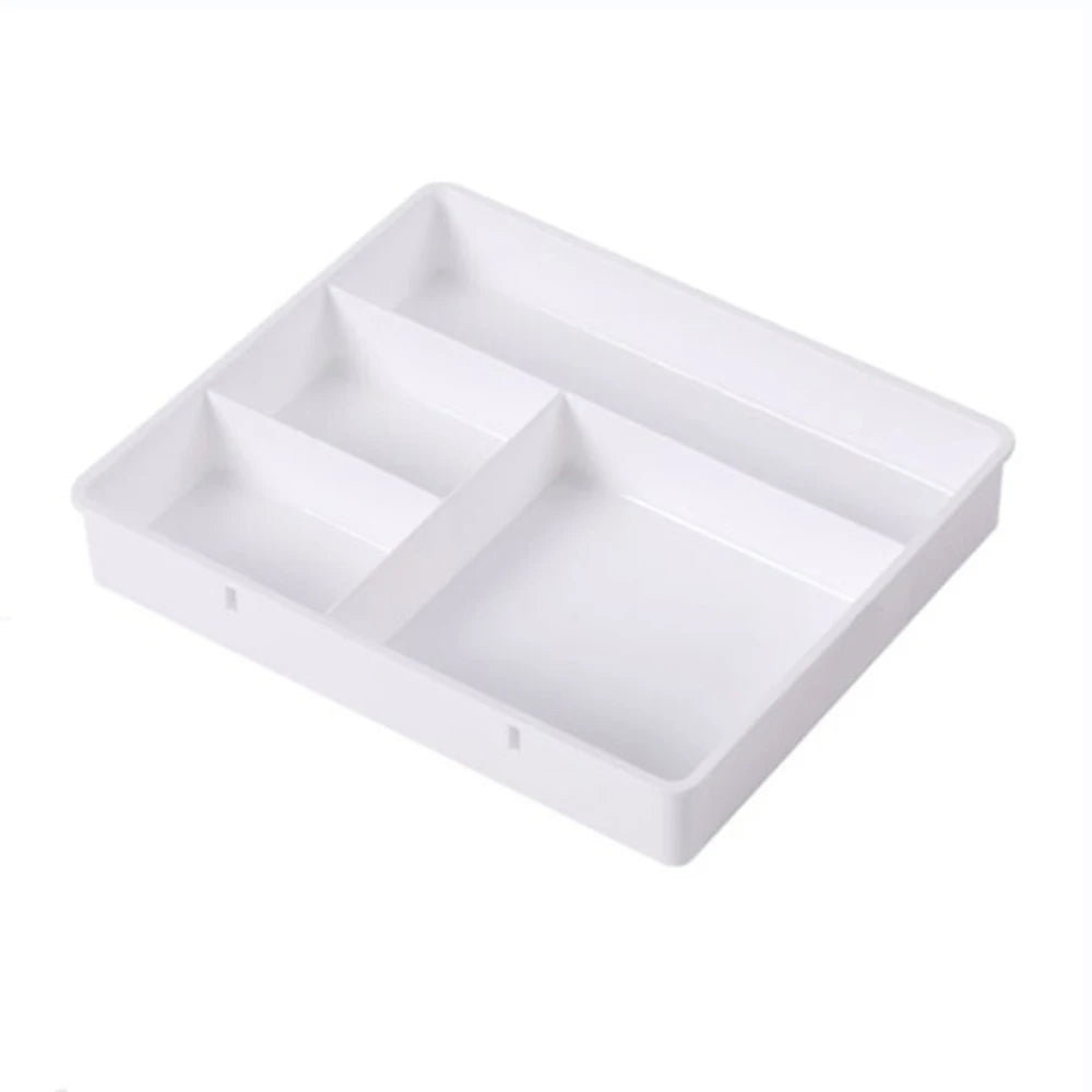 Stackable Desk Drawer Organizer – Multi-Cell Storage Tray for Jewelry, Makeup & Office Supplies