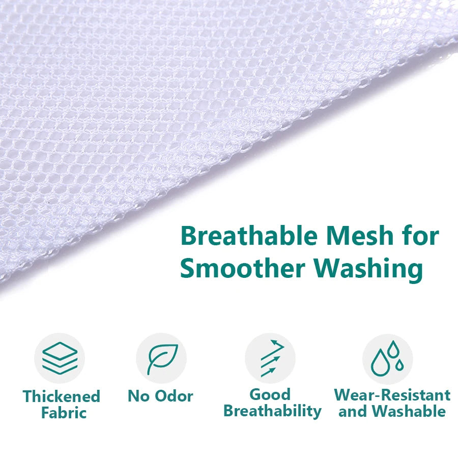Bra & Underwear Laundry Bags Set, 3-Piece Zippered Mesh Wash Bags for Delicates and Lingerie Protection