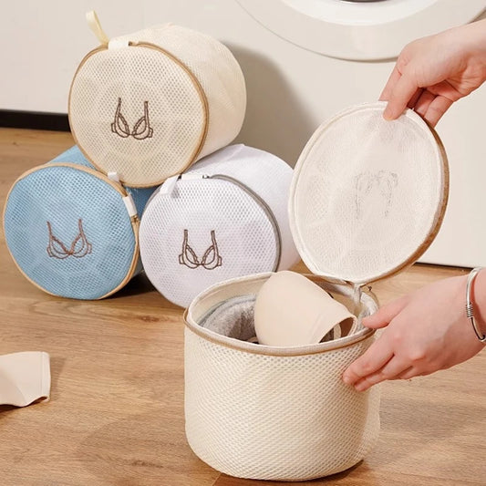 Bra Laundry Bag, Reusable Lingerie Washing Bag for Bras and Underwear, Thickened Polyester Protective Wash Bag