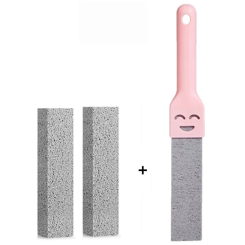 Pumice Stone Cleaning Stick – Toilet Seat Limescale Rust Stain Dirt Removal Brush for Bathroom Tile Sink Household Cleaning