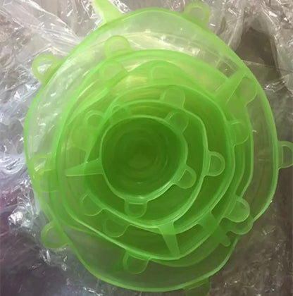 Silicone Stretch Lid – Reusable Food Cover Sealed Bowl Storage Kitchen Accessory