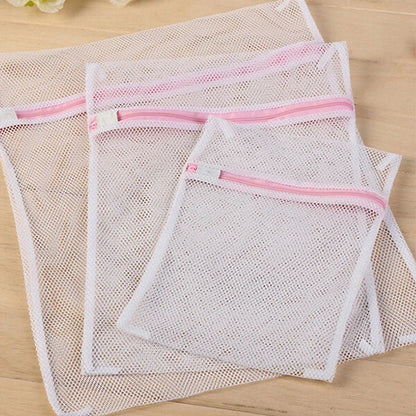 Bra & Underwear Laundry Bags Set, 3-Piece Zippered Mesh Wash Bags for Delicates and Lingerie Protection