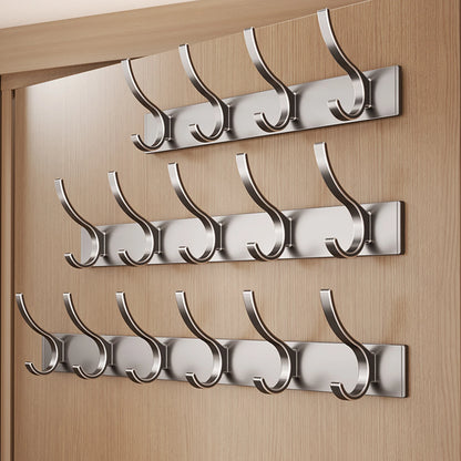 Adhesive Wall Clothes Hooks – No-Drill Bathroom Towel & Door Back Hanging Hooks