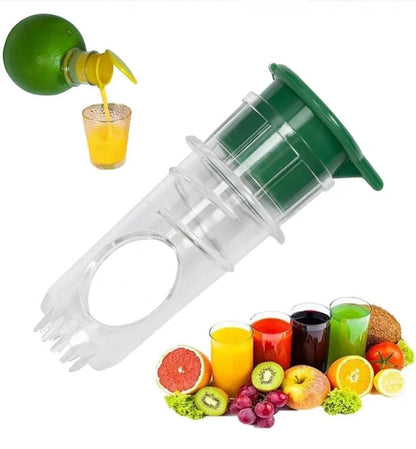 Manual Lemon Juicer, Portable Mini Citrus Squeezer Reamer for Lemon, Orange & Lime – Handheld Easy Juicer