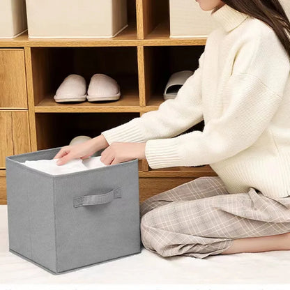 Non-Woven Fabric Storage Bin – Cabinet & Drawer Organizer for Clothes, Underwear & Toys