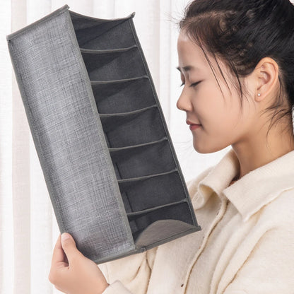 Foldable Clothes Organizer with Handles – Jeans Storage Box for Closet Drawer & Wardrobe Organization