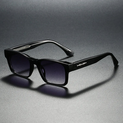 Square Polarized Sunglasses for Men and Women with Metal Core Frame, UV400 Protection, Unisex Fashion Eyewear for Travel, Driving, and Outdoor Activities