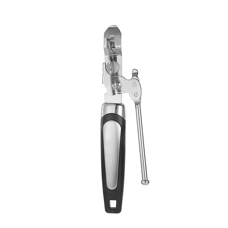 Professional Manual Can Opener – Multifunctional Stainless Steel Can and Bottle Opener Kitchen Gadget