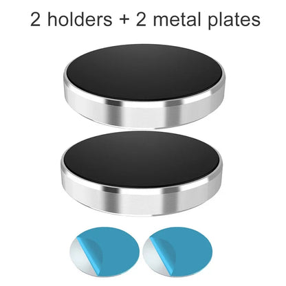 Universal Magnetic Car Phone Holder, Dashboard and Wall Mounted Mobile Phone Stand for iPhone, Samsung, Xiaomi, Huawei, Strong Magnet Car Mount