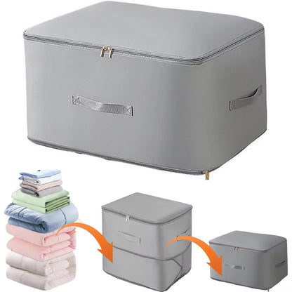 Self-Compression Storage Bag, Ultra Space-Saving Organizer for Clothing, Comforters & Bedding (1PC)