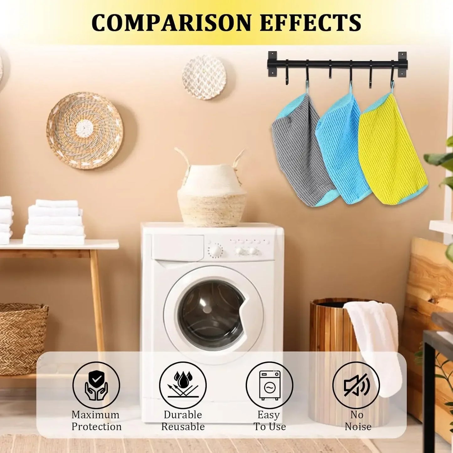 Shoe Washing Bag for Washing Machine – Zippered Laundry Cleaning Bag with Soft Fibers for Sneakers