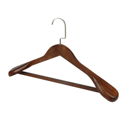 Wide Shoulder Wooden Clothes Hanger – Heavy-Duty Suit & Coat Hanger for Wardrobe Storage