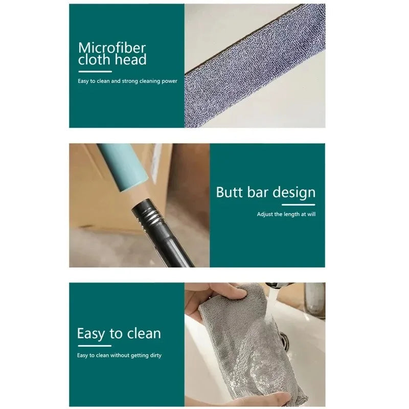 Long Handle Mop Telescopic Duster Brush – Gap Dust Cleaner for Bedside, Sofa, and Home Cleaning