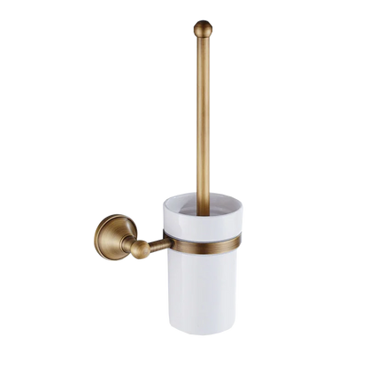Luxury Solid Brass Bathroom Accessories Set, Antique Brass Towel Bar, Paper Holder, Towel Ring & Robe Hook