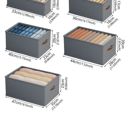 Oxford Fabric Storage Basket – Uncovered Clothing & Toy Organizer Box for Bedroom & Cabinet