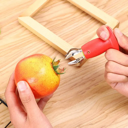 1pc Strawberry Stem Remover Tomato Stem Remover Pineapple Hole Seed Remover Vegetable Cutter Kitchen Gadget
