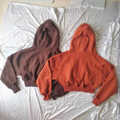 Women’s Fleece Hoodie and Jogger Pants 2-Piece Tracksuit Set, Warm Solid Color Sweat Suit for Fall and Winter Casual Sports Outfit