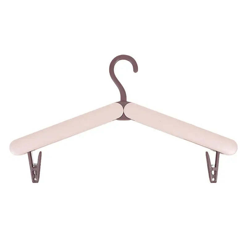 Travel Foldable Clothes Hanger – Portable Wardrobe Drying Rack for Outdoor Travel & Home Use