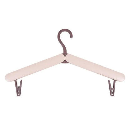Travel Foldable Clothes Hanger – Portable Wardrobe Drying Rack for Outdoor Travel & Home Use