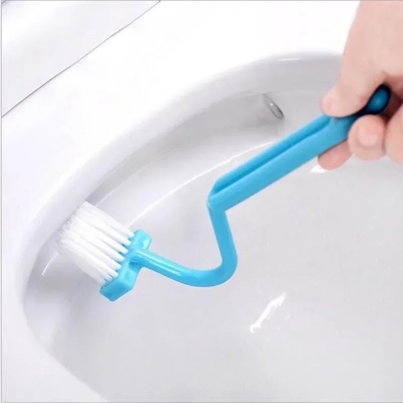 Curved Toilet Brush with Long Handle – Toilet Cleaning Brush for Household Deep Cleaning Bathroom Accessory