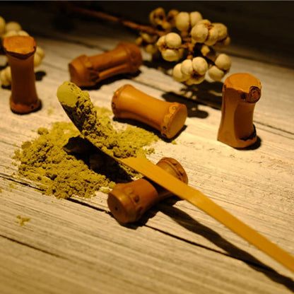 Bamboo Matcha Scoop – Matcha Tea Powder Measuring Spoon Japanese Tea Ceremony Tool