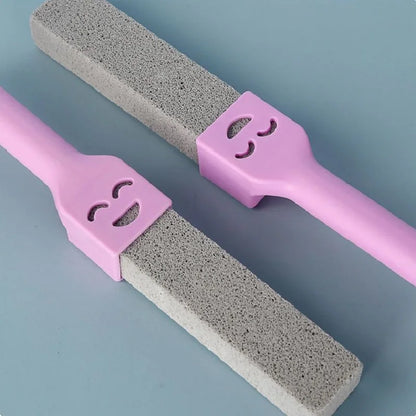 Pumice Stone Cleaning Stick – Toilet Seat Limescale Rust Stain Dirt Removal Brush for Bathroom Tile Sink Household Cleaning