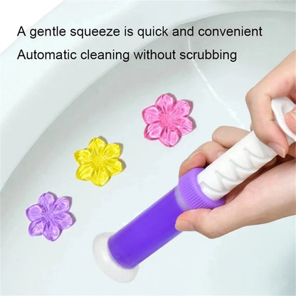 Multipack Flower Aroma Toilet Cleaning Gel – Toilet Deodorant Cleaner for Odor Removal, Household Cleaning Supplies