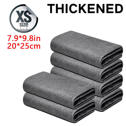 Thickened Magic Cleaning Cloth – Microfiber Glass Cleaning Towel Reusable Washable Lint-Free Cleaning Rag