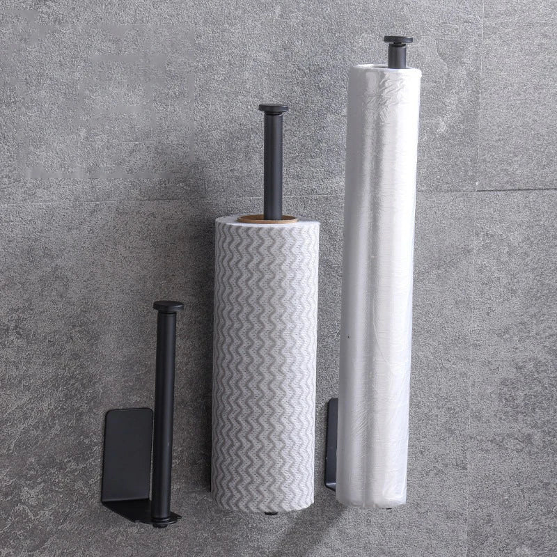 Stainless Steel Kitchen Towel Holder – Under Sink Paper Towel Holder & Storage Rack Organizer