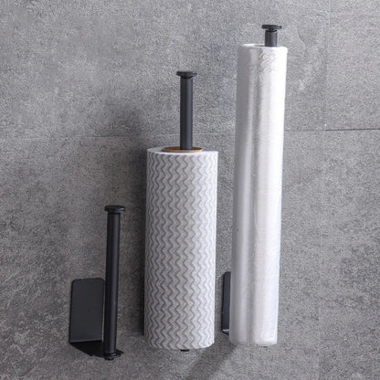 Stainless Steel Kitchen Towel Holder – Under Sink Paper Towel Holder & Storage Rack Organizer