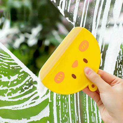 Soft Silicone Glass Wiper Scraper – Window & Mirror Cleaning Squeegee for Kitchen, Bathroom & Car