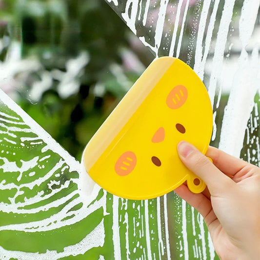 Soft Silicone Glass Wiper Scraper – Window & Mirror Cleaning Squeegee for Kitchen, Bathroom & Car