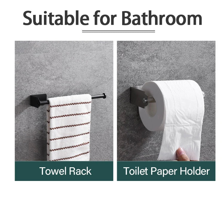 Stainless Steel Kitchen Towel Holder – Under Sink Paper Towel Holder & Storage Rack Organizer