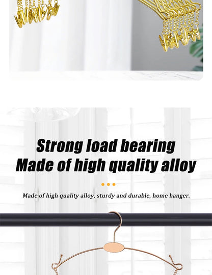 Metal Multi-Hook Underwear Hanger Set (5PCS) – Heavy-Duty Clips Rack for Socks, Bras & Small Clothes