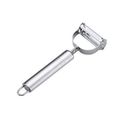 Stainless Steel Vegetable Peeler, Multifunctional Double-Head Fruit Peeler and Julienner for Kitchen Use