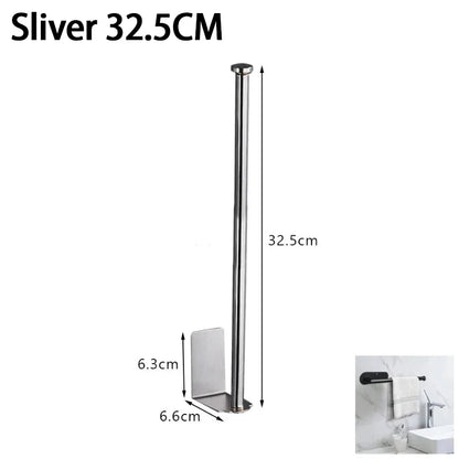 Stainless Steel Kitchen Towel Holder – Under Sink Paper Towel Holder & Storage Rack Organizer