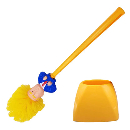 Funny Toilet Cleaning Brush – Novelty Duck Bathroom Toilet Brush with Holder, Fun Household Accessory