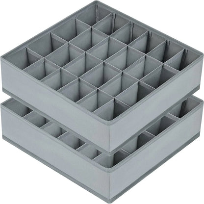 Underwear Drawer Organizer Box – Bra, Socks & Clothes Storage for Cabinet, Closet & Wardrobe