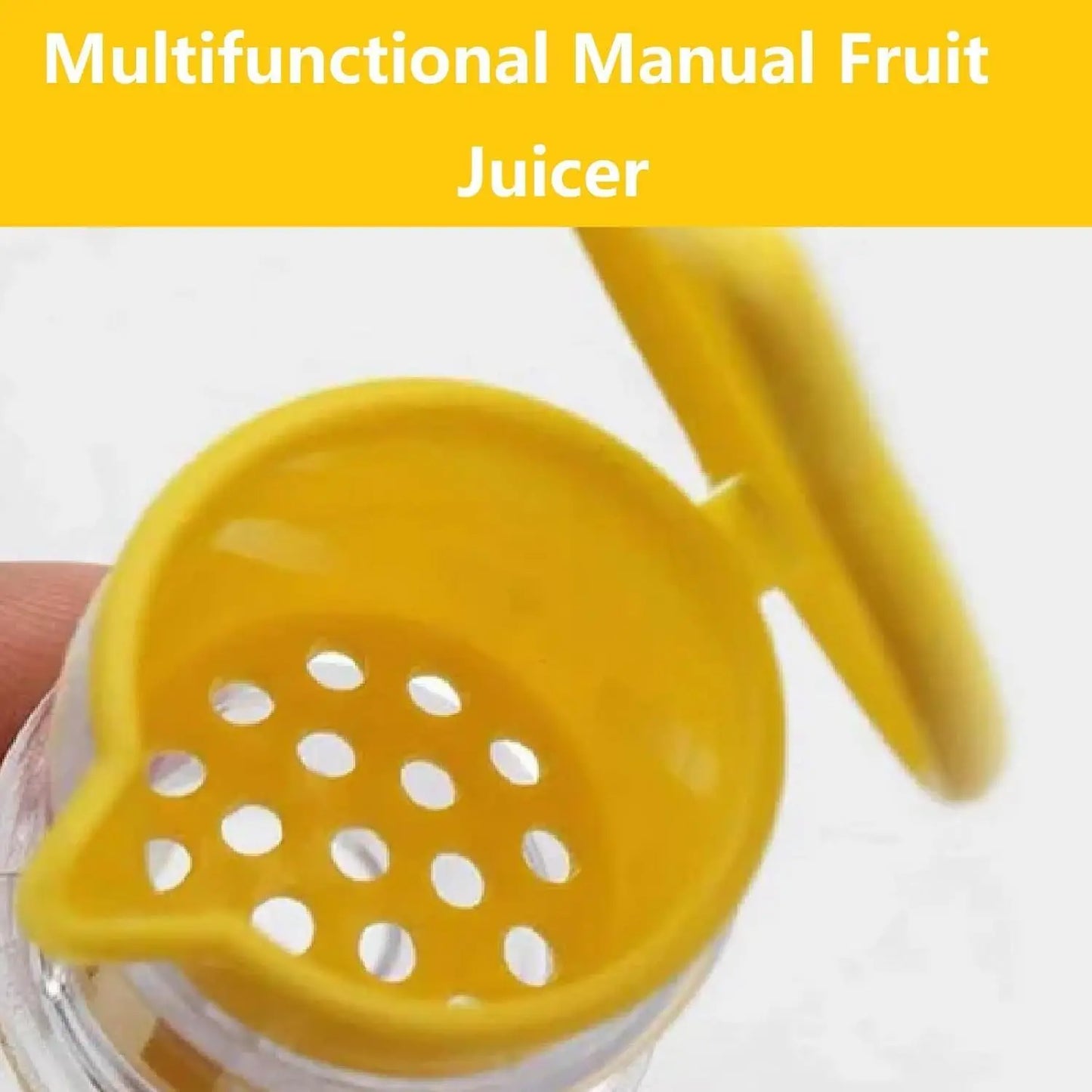 Manual Lemon Juicer, Portable Mini Citrus Squeezer Reamer for Lemon, Orange & Lime – Handheld Easy Juicer