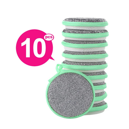 Double-Sided Dishwashing Sponge – Reusable Dish Wash Sponge for Pans, Pots, and Kitchen Cleaning