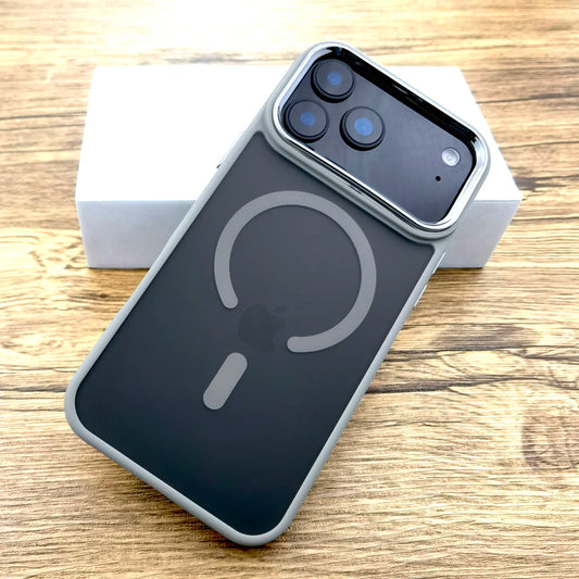 Luxury Matte Translucent Case For iPhone 17 Series Magsafe Mag Safe Wireless Charge Covers