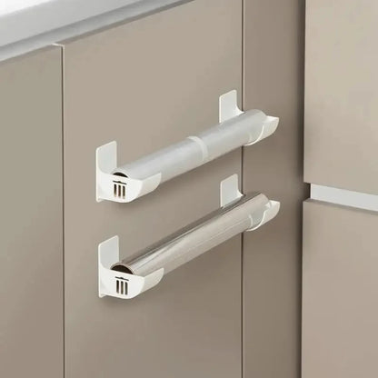 2/4PCS Wall Mounted Trash Bag Holder – Garbage Bag Storage Box & Plastic Film Dispenser for Kitchen