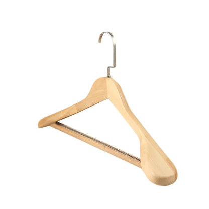 Wide Shoulder Wooden Clothes Hanger – Heavy-Duty Suit & Coat Hanger for Wardrobe Storage
