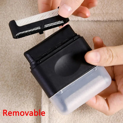 Mini Lint Remover Manual Hair Ball Trimmer – Portable Fabric Shaver Pilling Pellet Cutter for Sweaters and Clothes