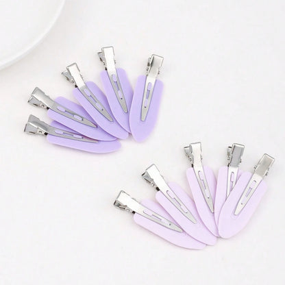10-Piece No-Bend Seamless Hair Clips Set for Women and Girls, Crease-Free Bangs Barrettes for Makeup, Face Washing, and Hair Styling Accessories