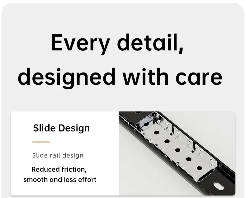 Slide Out Cabinet Organizer, Heavy Duty Sliding Drawer Pantry Shelf with Damping Guide & Nylon Adhesive