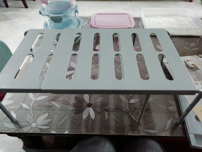 Adjustable ABS Shoe Rack Organizer, Extensible Telescopic Shoe Hanger for Wardrobe & Cabinet Storage